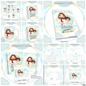 Kit Encadernação Pequenos Tesouros Menino