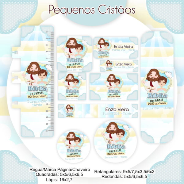 Kit Encadernação Pequenos Tesouros Menino