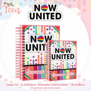 Kit Encadernação Teen Now United