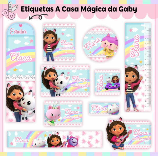 Kit Escolar a Casa Mágica Gabby
