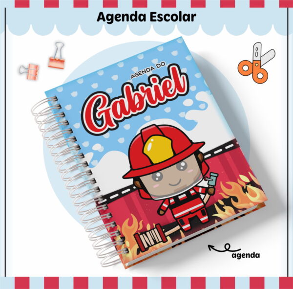 Kit Escolar Bombeiro