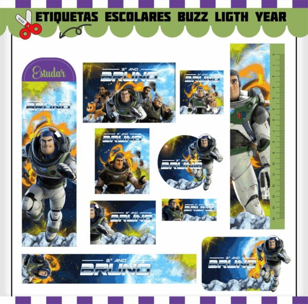 Kit Escolar Buzz Lightyear