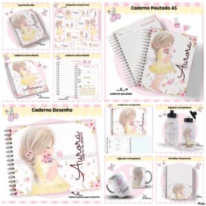 Kit Escolar Camponesa Menina