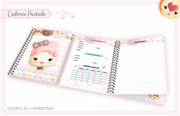 KIT ESCOLAR DOCINHOS CUTE