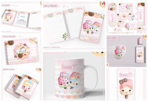 KIT ESCOLAR DOCINHOS CUTE