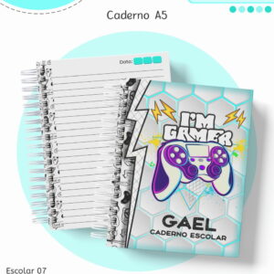 Kit Escolar Gamer - Arquivo Digital