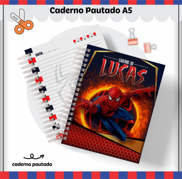 Kit Escolar Homem Aranha