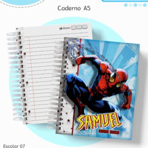Kit Escolar Homem Aranha - Arquivo Digital