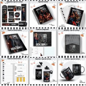 Kit Escolar Liga da Justiça