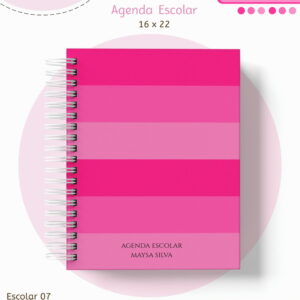 Kit Escolar Neutro Pink - Arquivo Digital