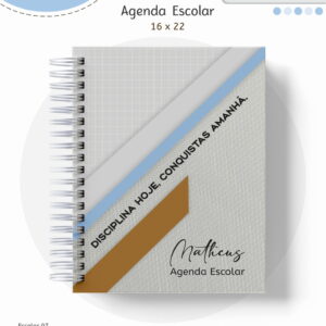Kit Escolar Pastel Masculino - Arquivo Digital 9 Kit Escolar Pastel Masculino - Arquivo Digital