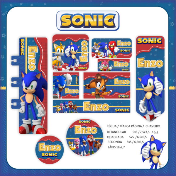 Kit Escolar Sonic