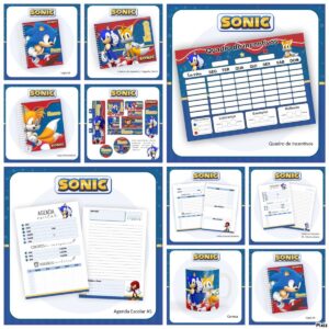 Kit Escolar Sonic