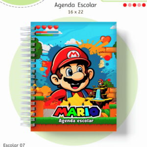 Kit Escolar Super Mário - Arquivo Digital 3 Kit Escolar Super Mário - Arquivo Digital