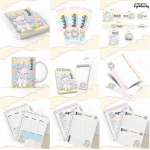 KIT ESCOLAR UNICÓRNIO 23 KIT ESCOLAR UNICÓRNIO
