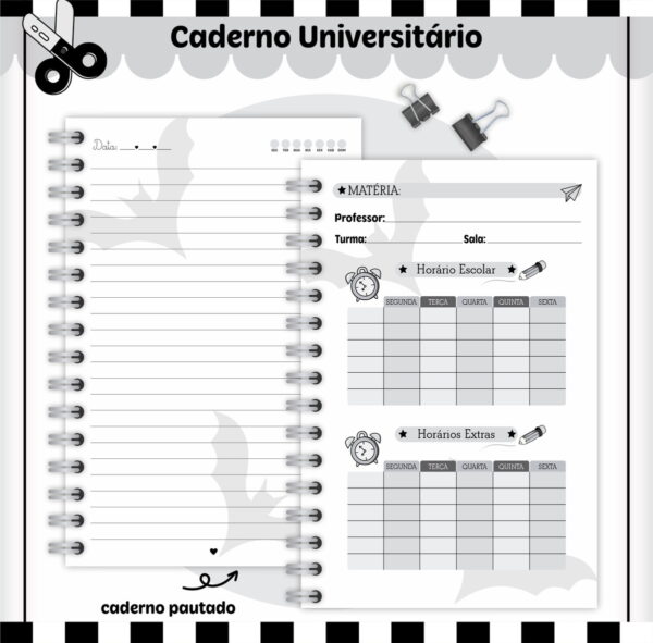 Kit Escolar Wandinha
