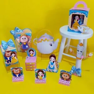 Kit Festa A Bela e a Fera Cute 8 Kit Festa A Bela e a Fera Cute