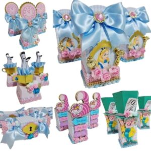 kit festa alice studio kit festa alice aquarelada