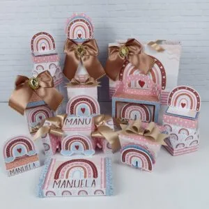 Kit Festa Arco Iris Boho