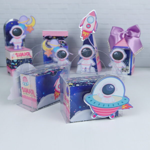 Kit Festa Astronauta Rosa
