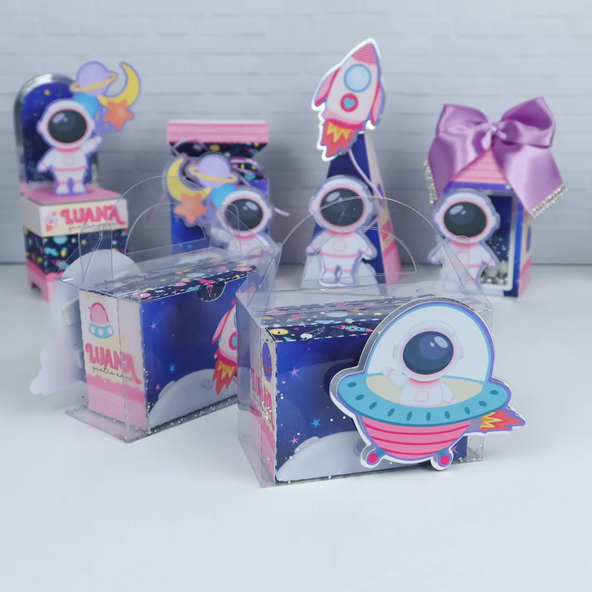 Kit Festa Astronauta Rosa