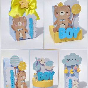 Kit Festa Baby Urso Chá de Bebê - Studio e pdf