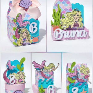 Kit Festa Barbie Sereia para Imprimir - Studio e pdf
