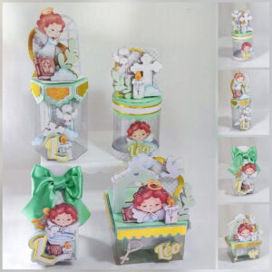 Kit Festa Batizado Menino Luxo - Studio e pdf