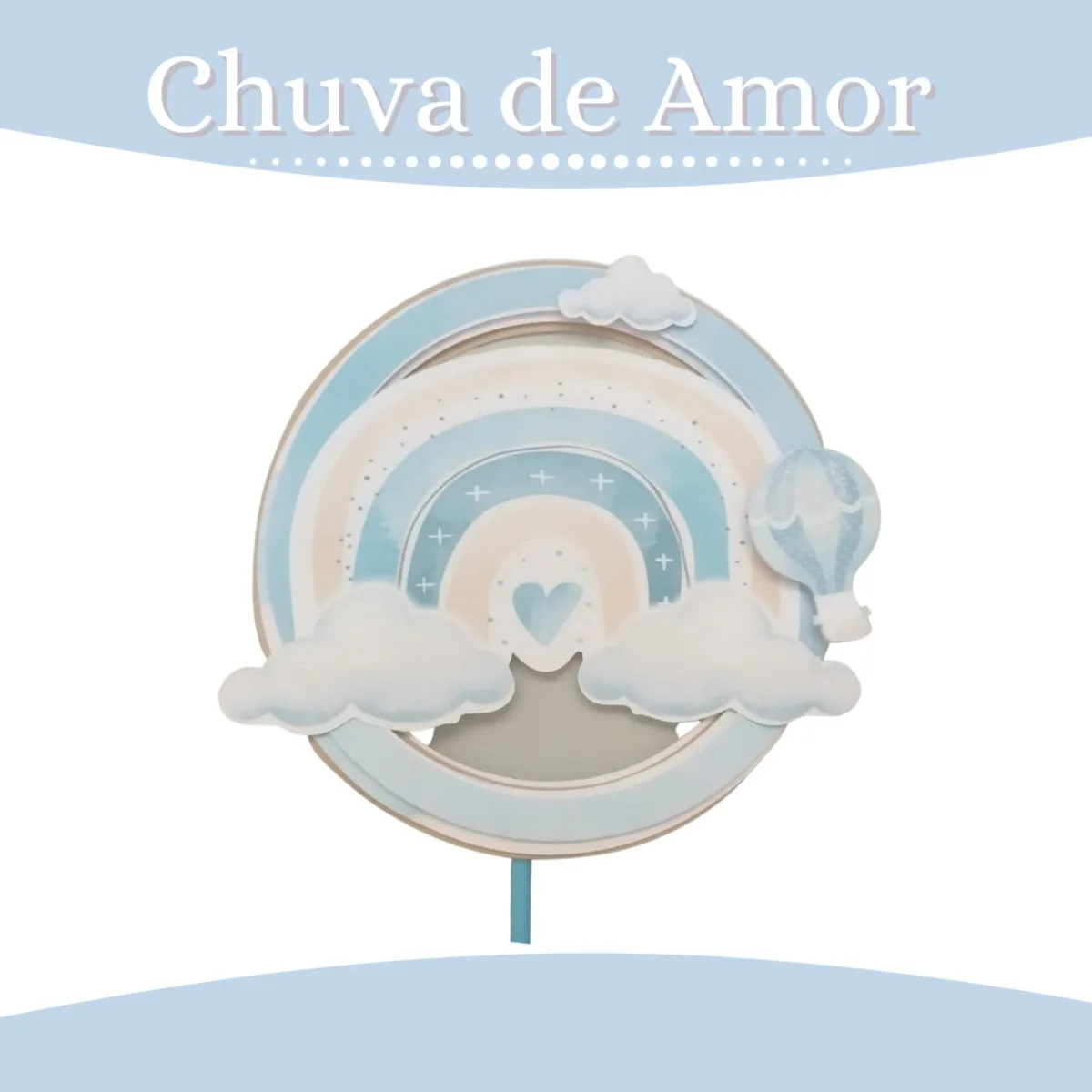 Kit Festa Chuva De Amor Menino 3 Kit Festa Chuva De Amor Menino