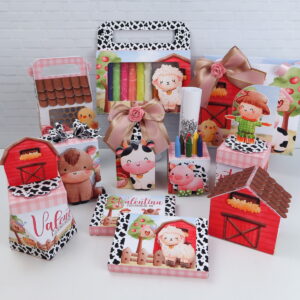 Kit Festa Fazendinha Menina - Arquivo Digital 15 Kit Festa Fazendinha Menina - Arquivo Digital