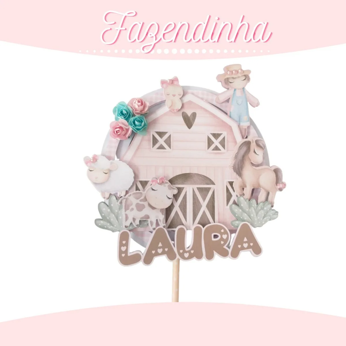 Kit Festa Fazendinha Menina 1 Kit Festa Fazendinha Menina