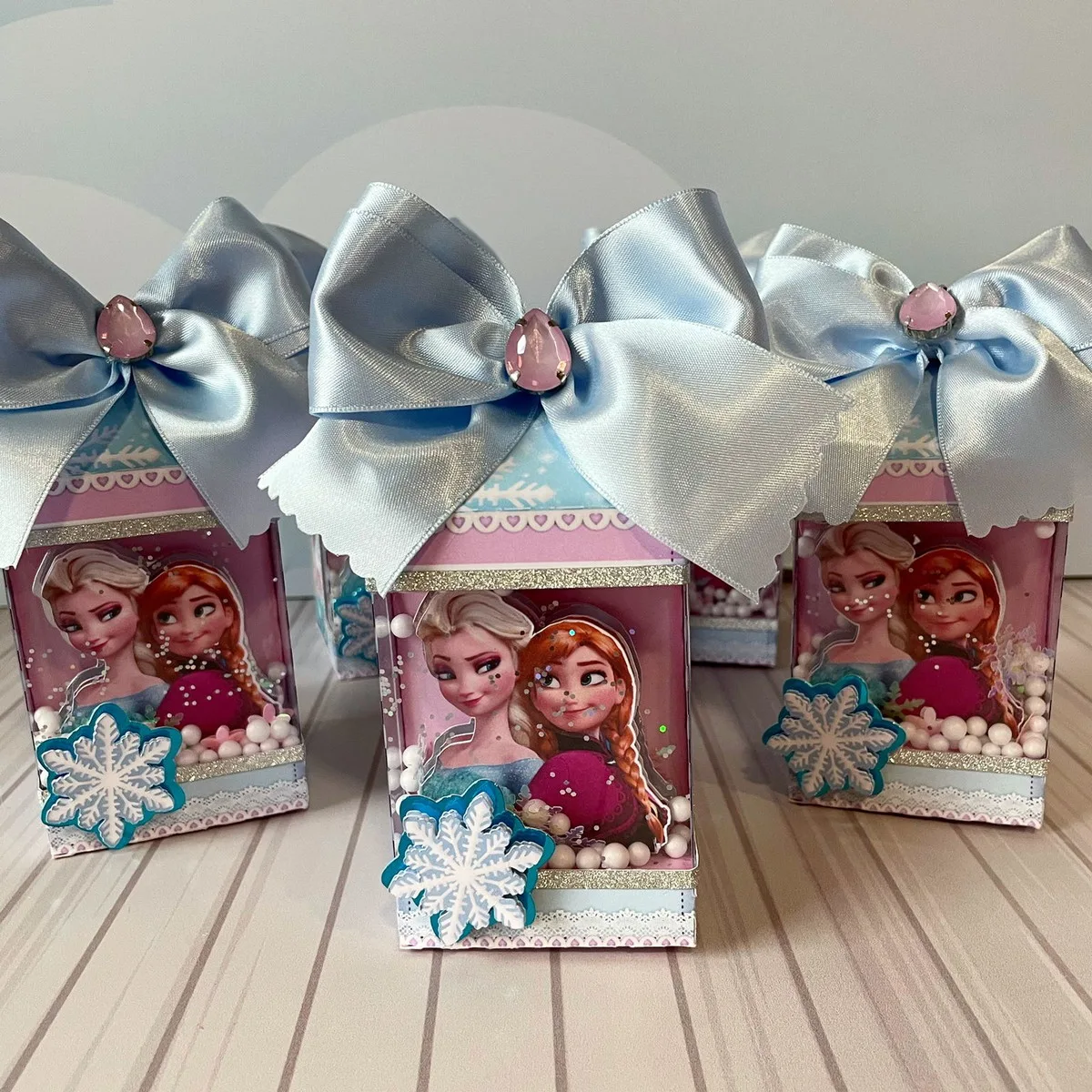 Kit Festa Frozen Rosa E Azul