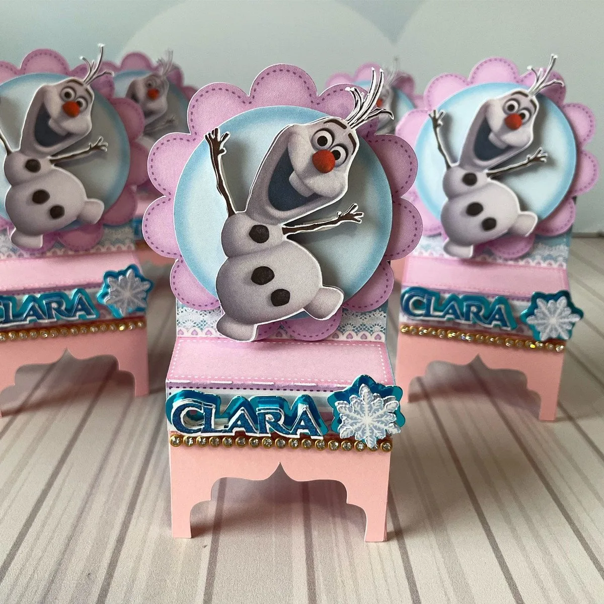 Kit Festa Frozen Rosa E Azul