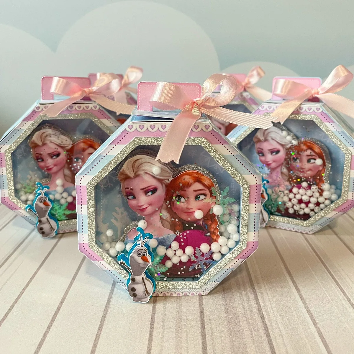 Kit Festa Frozen Rosa E Azul