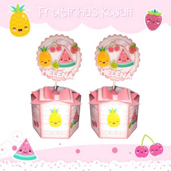 Kit Festa Frutas Kwaii
