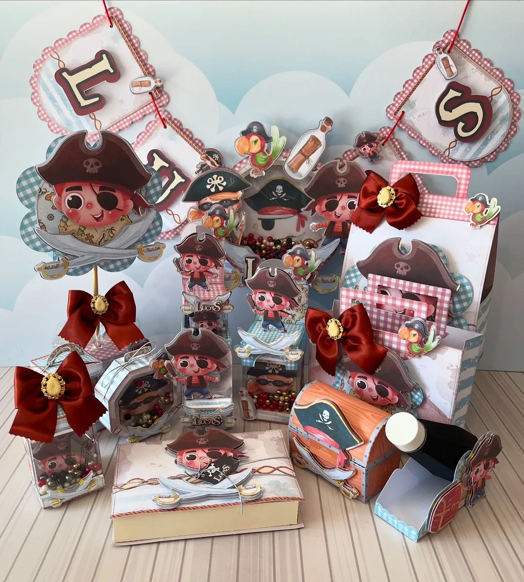 Kit Festa Piratas Luxo - Studio e pdf 1 Kit Festa Piratas Luxo - Studio e pdf