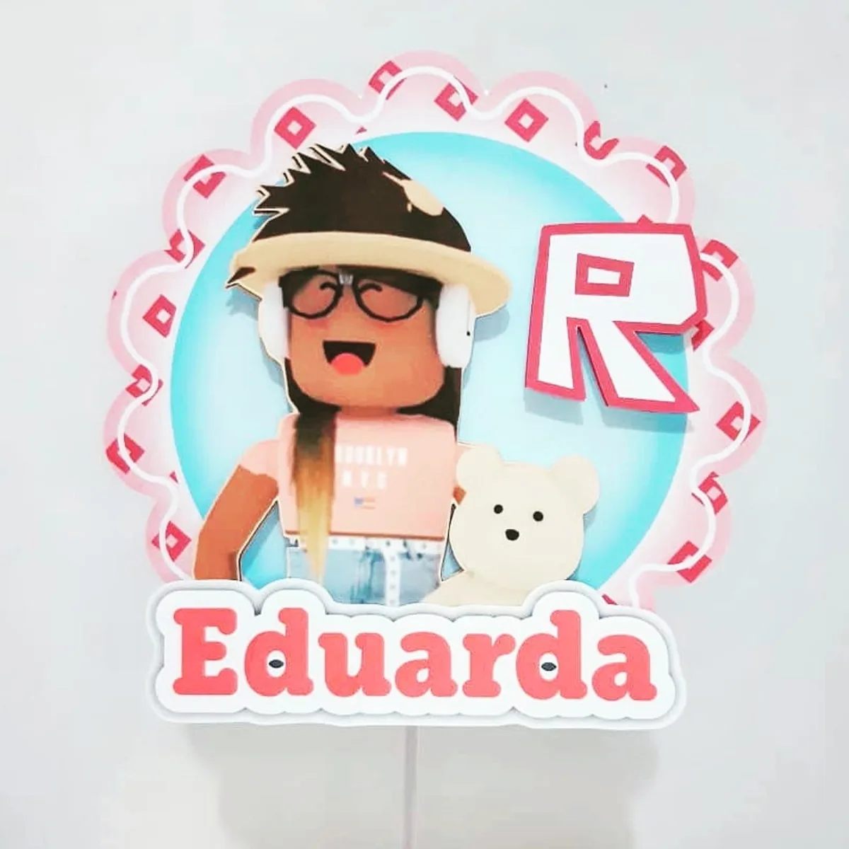 Kit Festa Roblox Menina 4 Kit Festa Roblox Menina