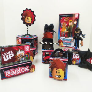 Kit Festa Roblox Menino - Arquivo Digital 8 Kit Festa Roblox Menino - Arquivo Digital