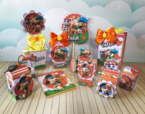 Kit Festa Só um bolinho 44 Gatos Menino