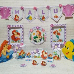 Kit Festa Só um bolinho Ariel -Arquivo Digital 38 Kit Festa Só um bolinho Ariel -Arquivo Digital