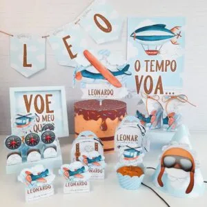 Kit Festa Só um bolinho Aviador 26 Kit Festa Só um bolinho Aviador