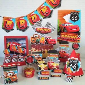 Kit Festa Só um bolinho Carros 19 Kit Festa Só um bolinho Carros