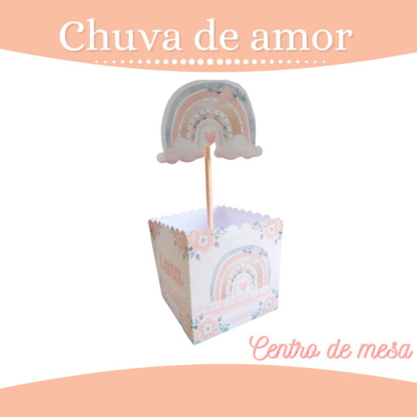 Kit Festa Só Um Bolinho Chuva De Amor
