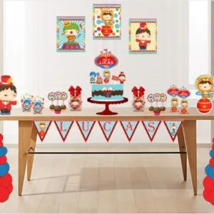 Kit Festa Só Um Bolinho Circo Menino 16 Kit Festa Só Um Bolinho Circo Menino