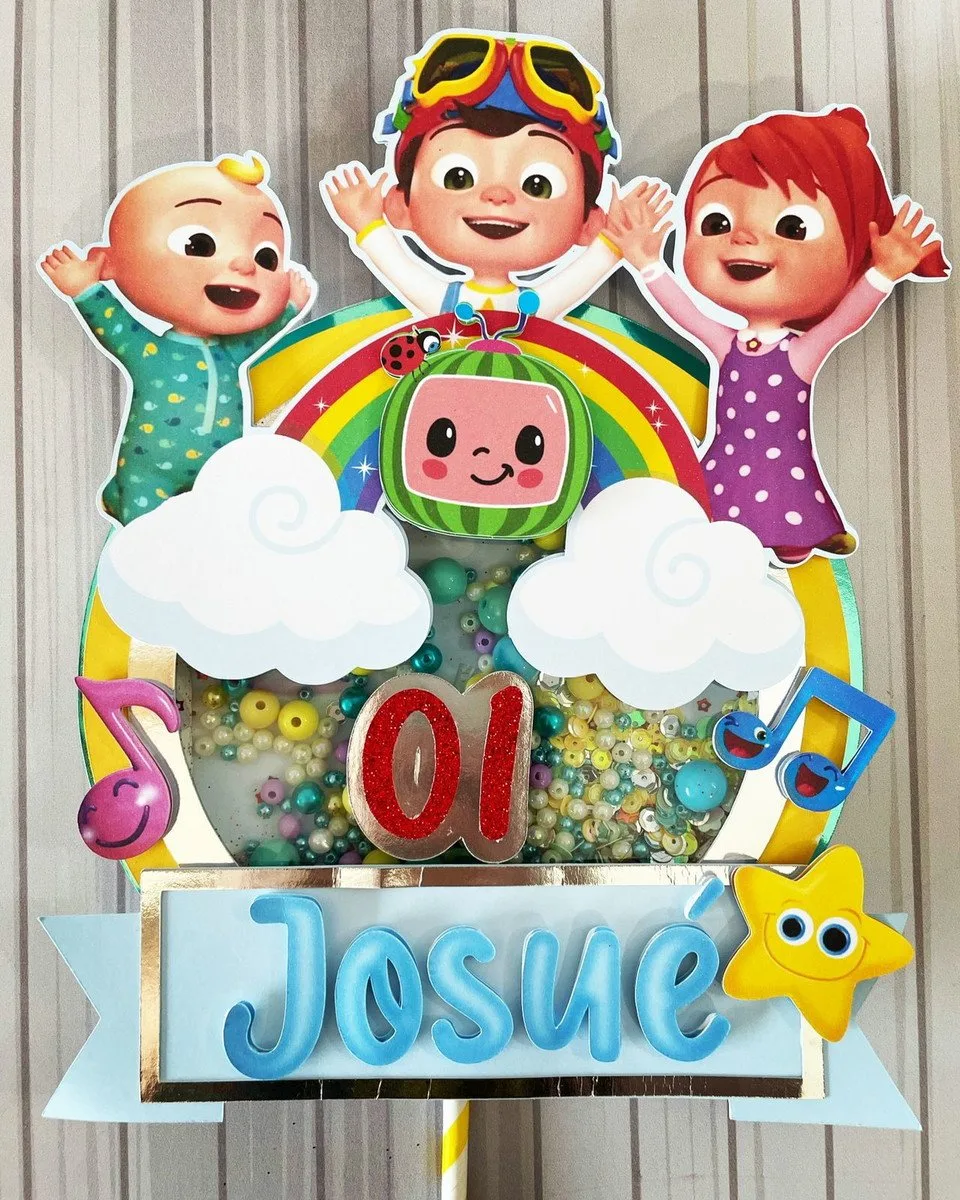 Kit Festa Só um bolinho Cocomelon 2 Kit Festa Só um bolinho Cocomelon