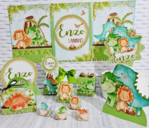 Kit Festa Só um bolinho Dinossauro Cute