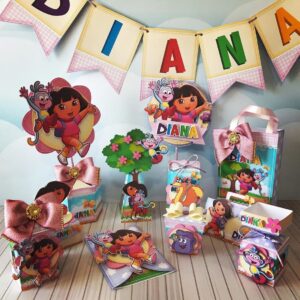Kit Festa Só um bolinho Dora Aventureira