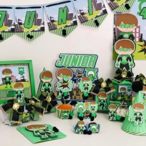 Kit Festa Só um bolinho Lanterna Verde -Arquivo Digital 25 Kit Festa Só um bolinho Lanterna Verde -Arquivo Digital