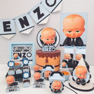 Kit Festa Só um bolinho Poderoso Chefinho