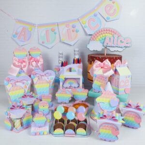 Kit Festa Só um bolinho Pop It Menina